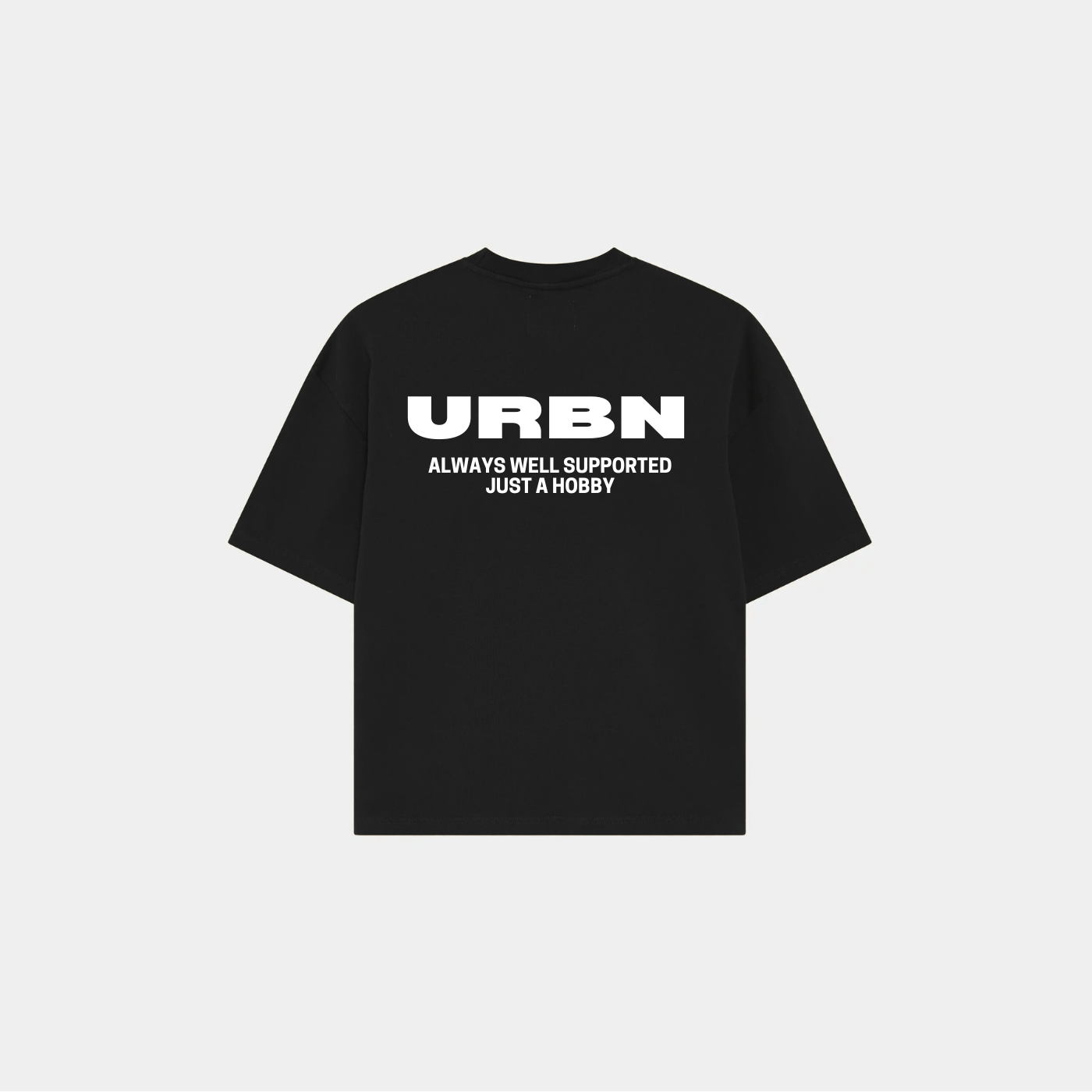 Well Supported Black Tee