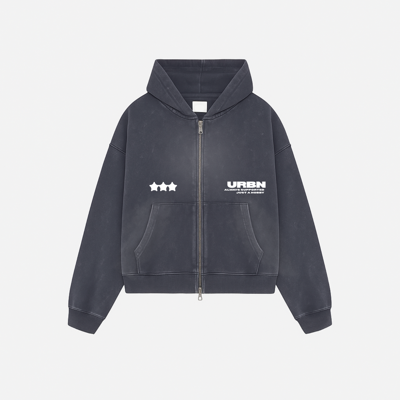 Abyss Zip Boxy Hoodie