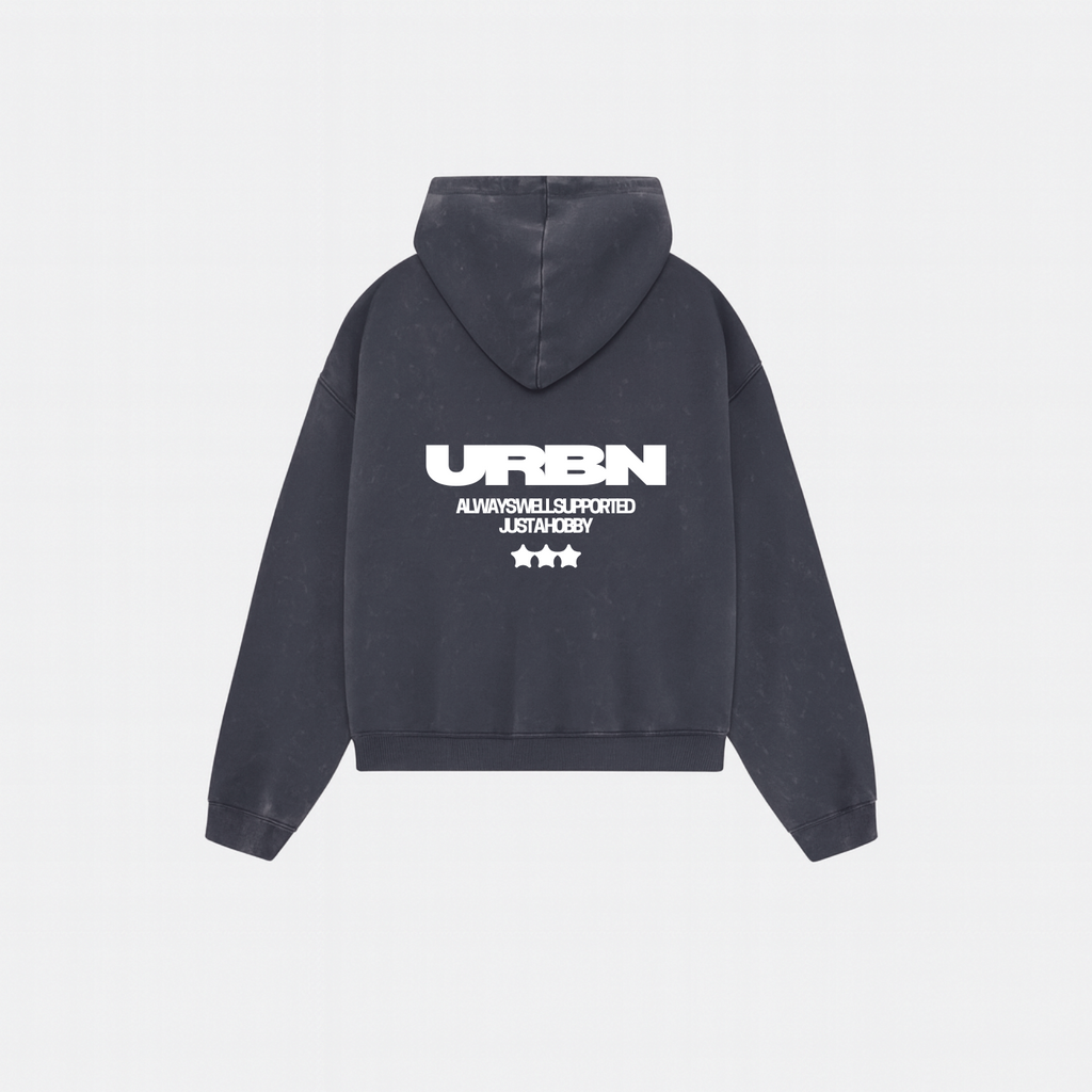 Abyss Zip Boxy Hoodie