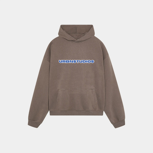 Deep Brown Street Hoodie