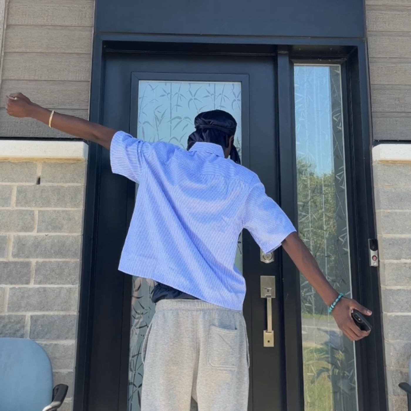 Blue Syntax Boxy Shirt