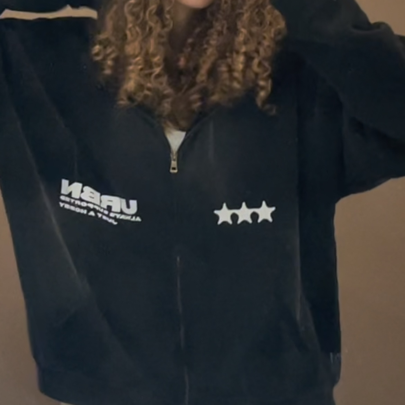 Abyss Zip Boxy Hoodie