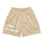 URBN BEIGE STUDIOS mesh shorts