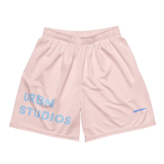 URBN LIGHT PINK STUDIOS mesh shorts